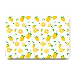 Illustrations Lemon Citrus Fruit Yellow Small Doormat 