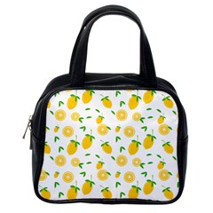 Illustrations Lemon Citrus Fruit Yellow Classic Handbag (One Side)