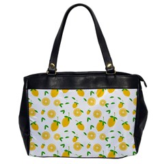 Illustrations Lemon Citrus Fruit Yellow Oversize Office Handbag