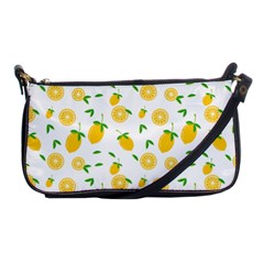 Illustrations Lemon Citrus Fruit Yellow Shoulder Clutch Bag