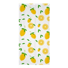 Illustrations Lemon Citrus Fruit Yellow Shower Curtain 36  x 72  (Stall) 