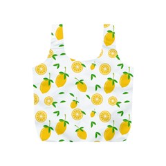 Illustrations Lemon Citrus Fruit Yellow Full Print Recycle Bag (S)