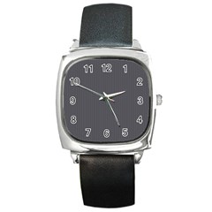 Blackened Pearl - Square Metal Watch by FashionLane