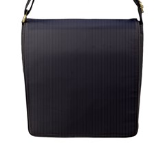 Blackened Pearl - Flap Closure Messenger Bag (L)