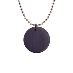 Dark Smoke Grey - 1  Button Necklace by FashionLane