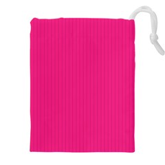 Deep Hot Pink - Drawstring Pouch (5xl) by FashionLane