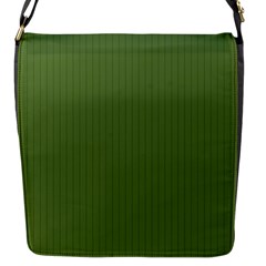 Crocodile Green - Flap Closure Messenger Bag (S)