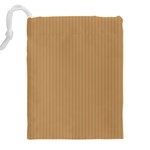 Pale Brown - Drawstring Pouch (5XL) Back