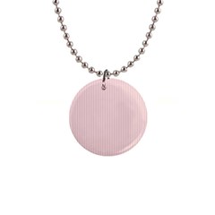 Pale Pink - 1  Button Necklace