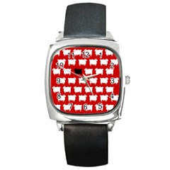 Black Sheep Square Metal Watch by NoHang