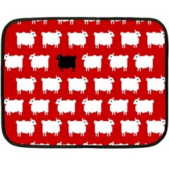 Black Sheep Double Sided Fleece Blanket (mini)  by NoHang