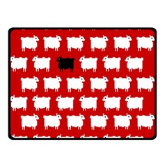 Black Sheep Double Sided Fleece Blanket (small)  by NoHang