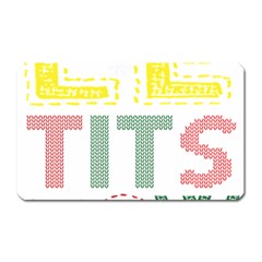 Let It Snow Magnet (rectangular) by NoHang