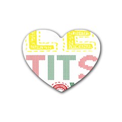 Let It Snow Heart Coaster (4 Pack) 