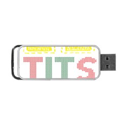 Let It Snow Portable Usb Flash (one Side) by NoHang