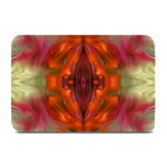 Landscape In A Colorful Structural Habitat Ornate Plate Mats by pepitasart