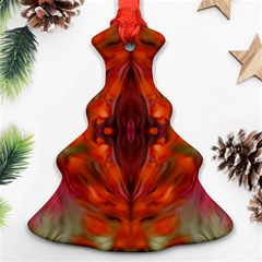 Landscape In A Colorful Structural Habitat Ornate Christmas Tree Ornament (two Sides) by pepitasart