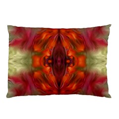 Landscape In A Colorful Structural Habitat Ornate Pillow Case (two Sides) by pepitasart