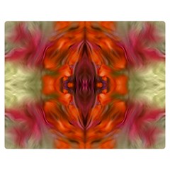 Landscape In A Colorful Structural Habitat Ornate Double Sided Flano Blanket (medium)  by pepitasart