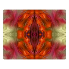 Landscape In A Colorful Structural Habitat Ornate Double Sided Flano Blanket (large)  by pepitasart