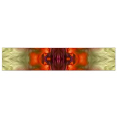 Landscape In A Colorful Structural Habitat Ornate Small Flano Scarf by pepitasart