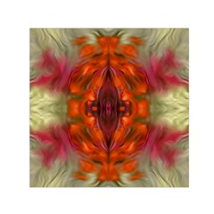 Landscape In A Colorful Structural Habitat Ornate Small Satin Scarf (square) by pepitasart