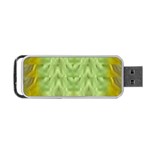 Landscape In A Green Structural Habitat Ornate Portable USB Flash (One Side) Front