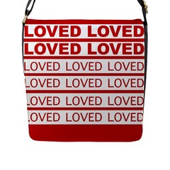 Loved Flap Closure Messenger Bag (l)