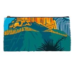 Guadalupe Mountains National Park with El Capitan Peak Texas United States WPA Poster Art Color Pencil Case Front