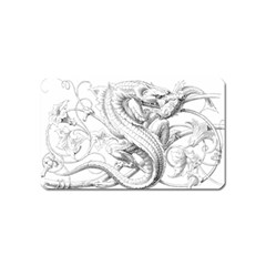 Dragon Lizard Vector Monster Magnet (name Card) by HermanTelo