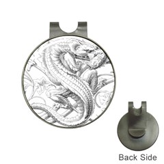 Dragon Lizard Vector Monster Hat Clips With Golf Markers