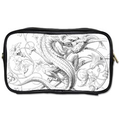 Dragon Lizard Vector Monster Toiletries Bag (one Side) by HermanTelo