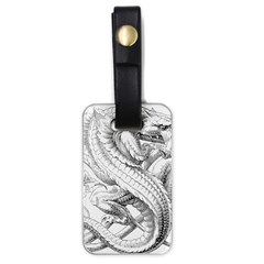 Dragon Lizard Vector Monster Luggage Tag (one Side)