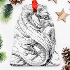 Dragon Lizard Vector Monster Ornament (bell)