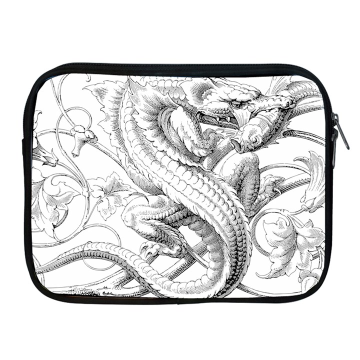 Dragon Lizard Vector Monster Apple iPad 2/3/4 Zipper Cases