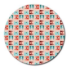 Retro Digital Round Mousepads