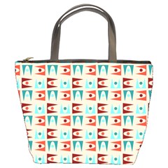 Retro Digital Bucket Bag