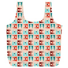 Retro Digital Full Print Recycle Bag (xxl) by Mariart