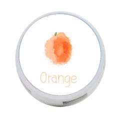 Orange Fruit Watercolor Painted 4-port Usb Hub (two Sides) by Mariart