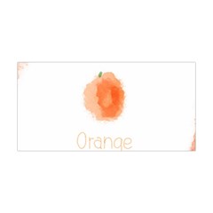 Orange Fruit Watercolor Painted Yoga Headband by Mariart