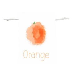 Orange Fruit Watercolor Painted Lightweight Drawstring Pouch (s) by Mariart