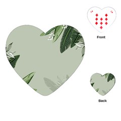 Banana Pattern Plant Playing Cards Single Design (heart) by Mariart