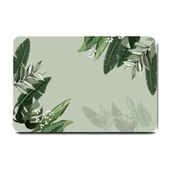 Banana Pattern Plant Small Doormat  by Mariart