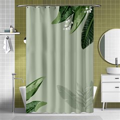 Banana Pattern Plant Shower Curtain 48  X 72  (small)  by Mariart