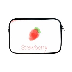 Strawbery Fruit Watercolor Painted Apple Ipad Mini Zipper Cases by Mariart