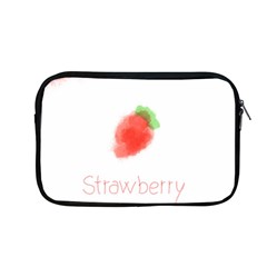 Strawbery Fruit Watercolor Painted Apple Macbook Pro 13  Zipper Case by Mariart