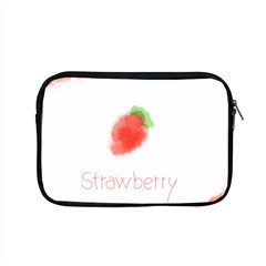 Strawbery Fruit Watercolor Painted Apple Macbook Pro 15  Zipper Case by Mariart