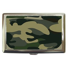 Green Military Camouflage Pattern Cigarette Money Case by fashionpod