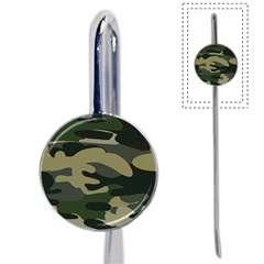 Green Military Camouflage Pattern Book Mark by fashionpod