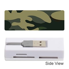 Green Military Camouflage Pattern Memory Card Reader (stick) by fashionpod